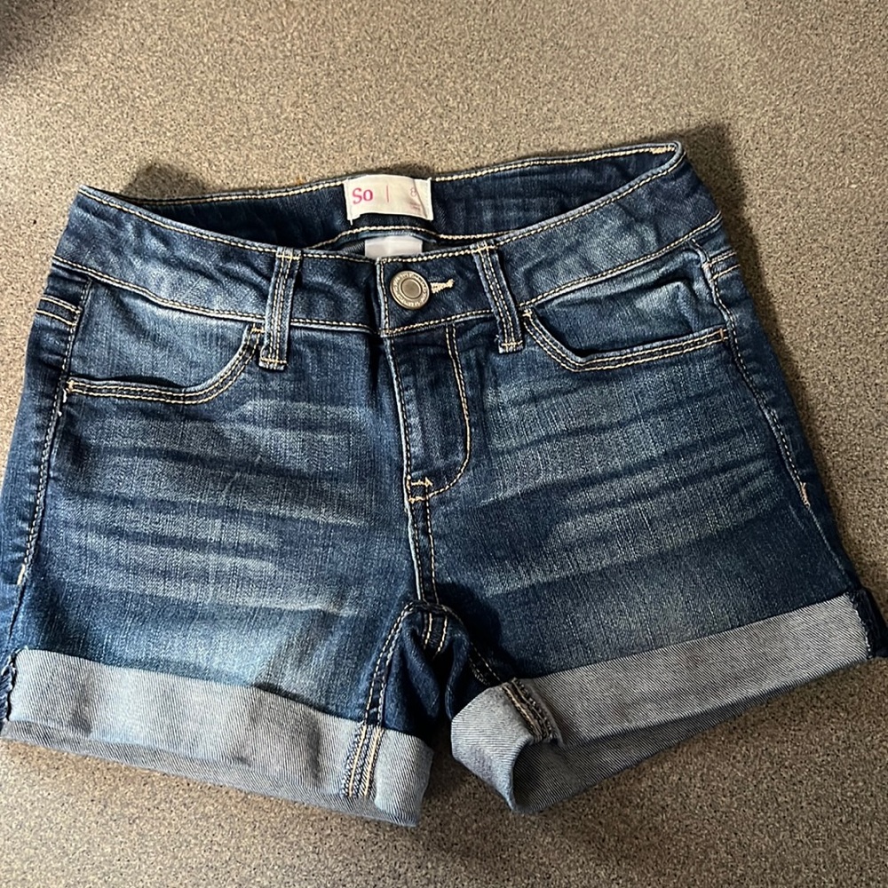 Girls denim shorts